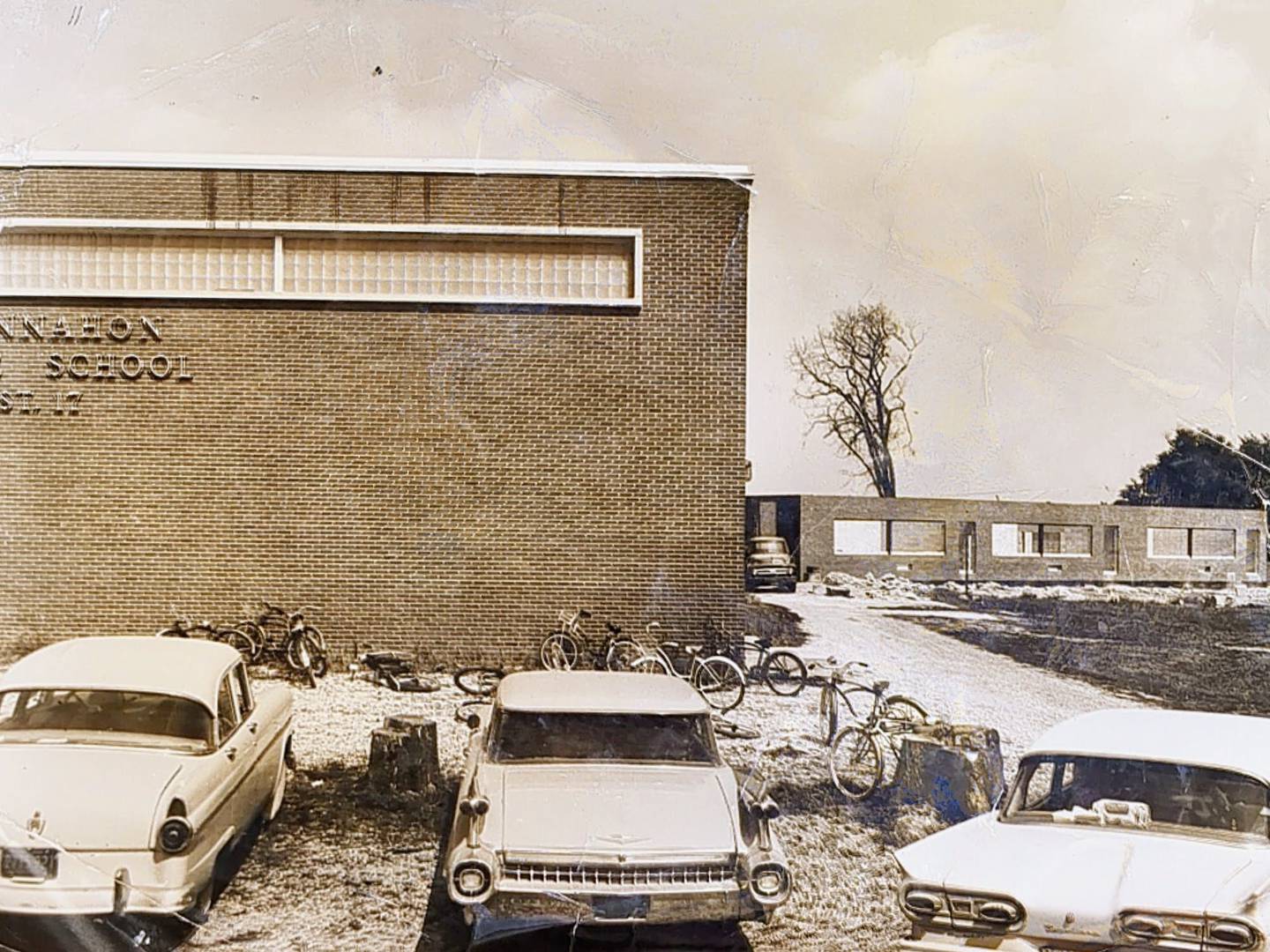 The first Channahon Schoolhouse was a two-story white building that stood on the corner of Tryon and Route 6. It was built in 1869 for $18,000. That school burned down in 1922. The current building was built in 1921, also on the corner of Tryon and Route 6. In its early years, the building held an elementary school and a two-year high school.