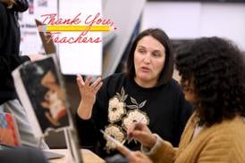 St. Charles art teacher blossomed in D303, now sowing seeds of next generation