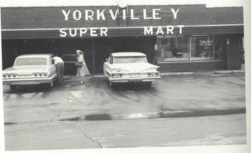 A local landmark, the Yorkville “Y” Super Mart at the northeast corner of U.S. Route 34 and Illinois Route 47 was torn down to make way for a strip mall and gas station in 1985. The store, shown here in a mid 60s file photo, survived a fire a decade or so earlier.