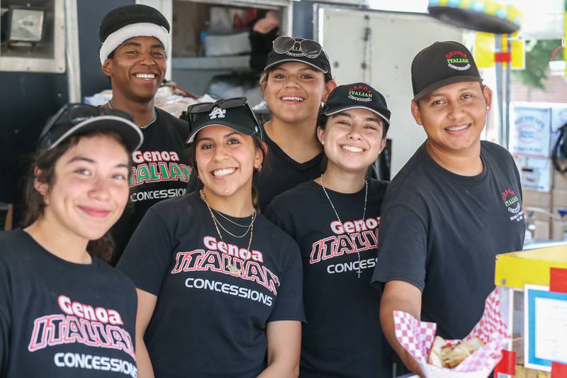 Genoa Italian food at the Downers Grove Rotary GroveFest in downtown Downers Grove. June 24, 2023.