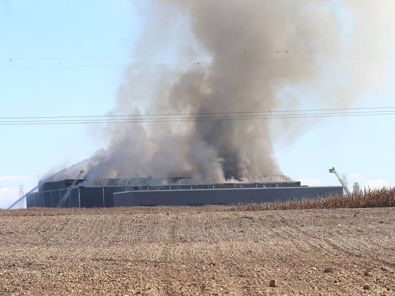 Fire contained at Marquis Energy facility in Hennepin; one minor injury reported