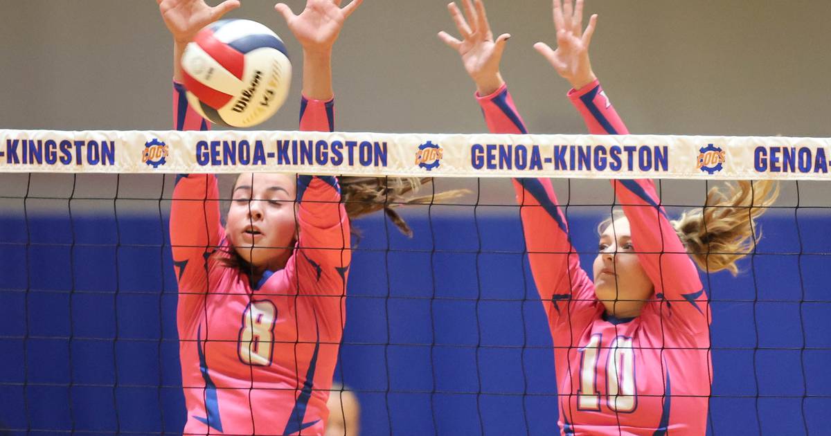 Photos GenoaKingston volleyball hosts Volley for the Cure match
