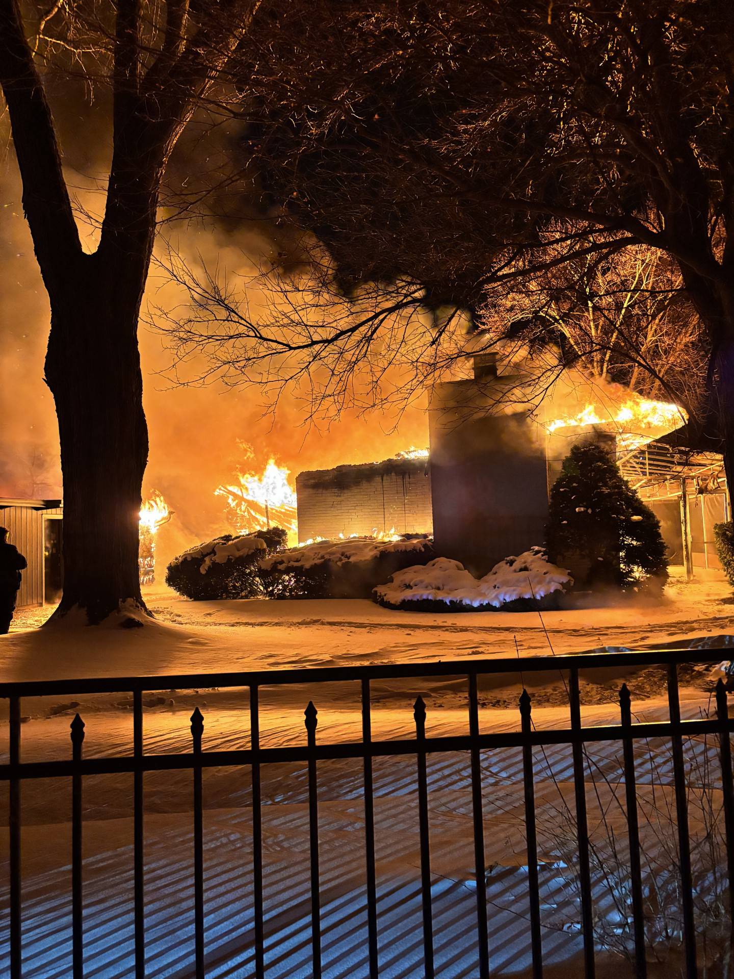 A home in rural McHenry was destroyed in a fire in the early morning hours of Saturday,  Jan. 24, 2026. McHenry Township Fire Protection District firefighters worked in windchills reaching -30 degrees, according to officials.