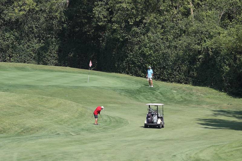 Golfers get in a few rounds of golf at Woodruff Golf Course on Thursday, Sept. 12, 2024 in Joliet.