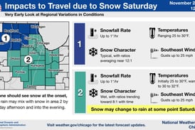 Significant weekend snowfall possible across northern Illinois; travel impacts likely Saturday