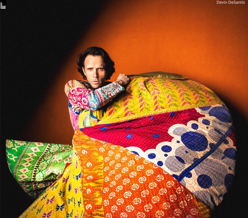 Actor Devin DeSantis in Lincolnshire Marriott Theatre's production of "Joseph and the Amazing Technicolor Dreamcoat," which runs Feb. 5 through March 30, 2025.