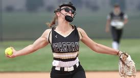 Softball: Kaneland, Sycamore play half an inning before rain, lightning delay game until Thursday