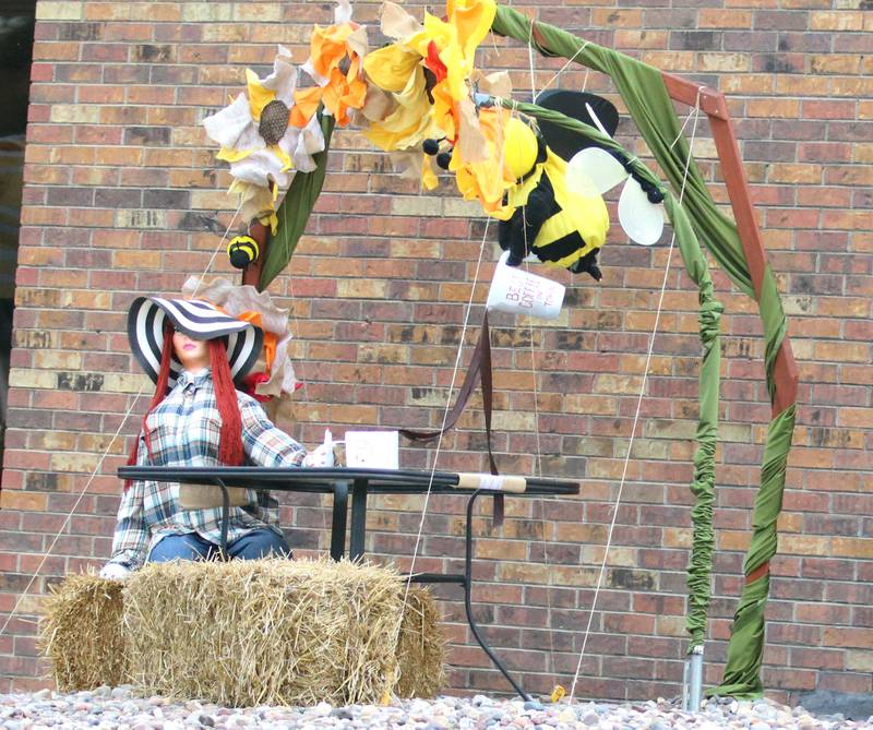 This scarecrow display at Bean Box Expresso is for the Princeton Area Chamber of Commerce 10th annual Scarecrow Contest on Thursday, Oct. 6, 2022 in Princeton.