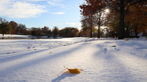 Photos: Early snow blankets Momence
