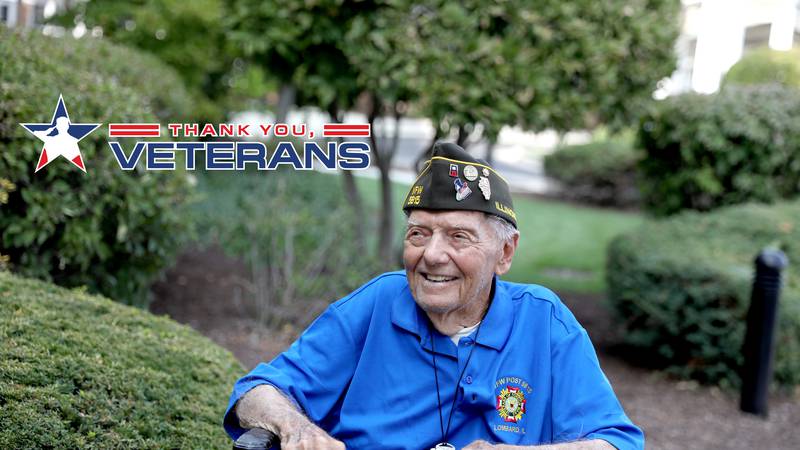 WWII veteran effortlessly recalls memories of battle, those he service with