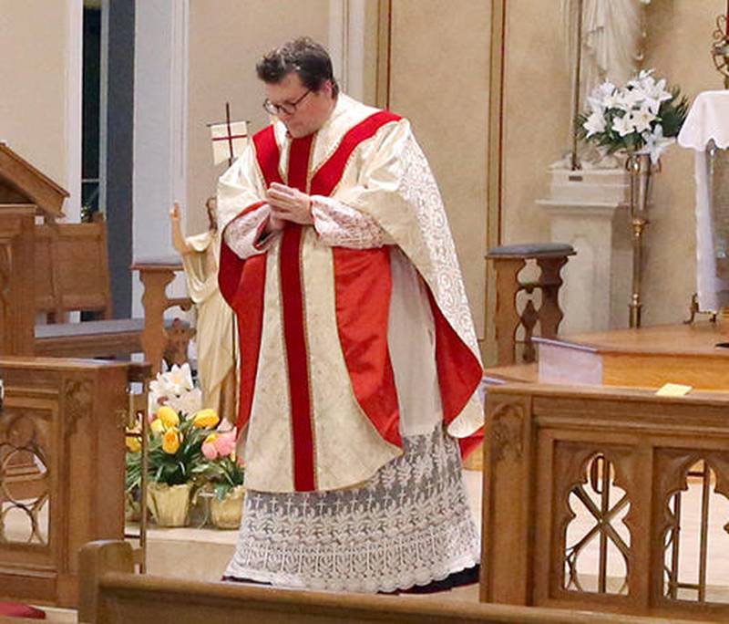 COVID-19 has claimed the life of a Peru pastor. The Rev. Monsignor Richard Soseman, seen here serving Mass at St. Valentine's Catholic Church in Peru, died Wednesday after nearly two weeks in the hospital, most of it on a ventilator.