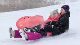 Photos: Saturday snow, fun for some, headache for others in northern Illinois
