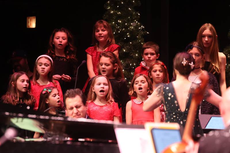 The Cathedral Youth Choir performs at the A Very Rialto Christmas show on Monday, November 21st in Joliet.