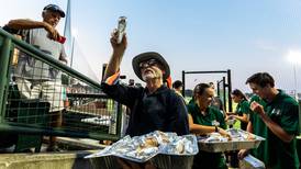 Photos: Bill Murray on hand for Joliet Slammers hot dog drop