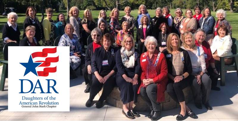 Members of the General John Stark Chapter of the Daughters of the American Revolution.