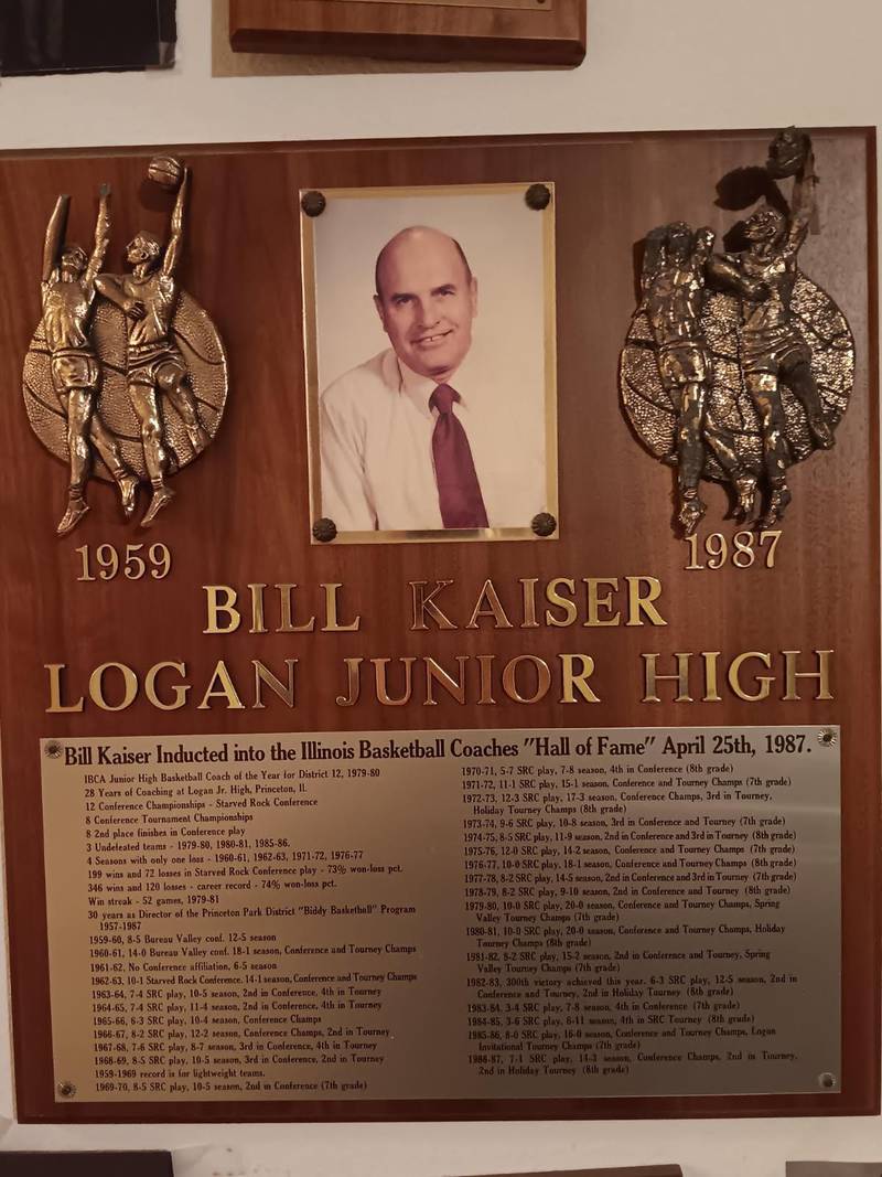 Here is Bill Kaiser's 1987 IBCA Hall of Fame plaque.