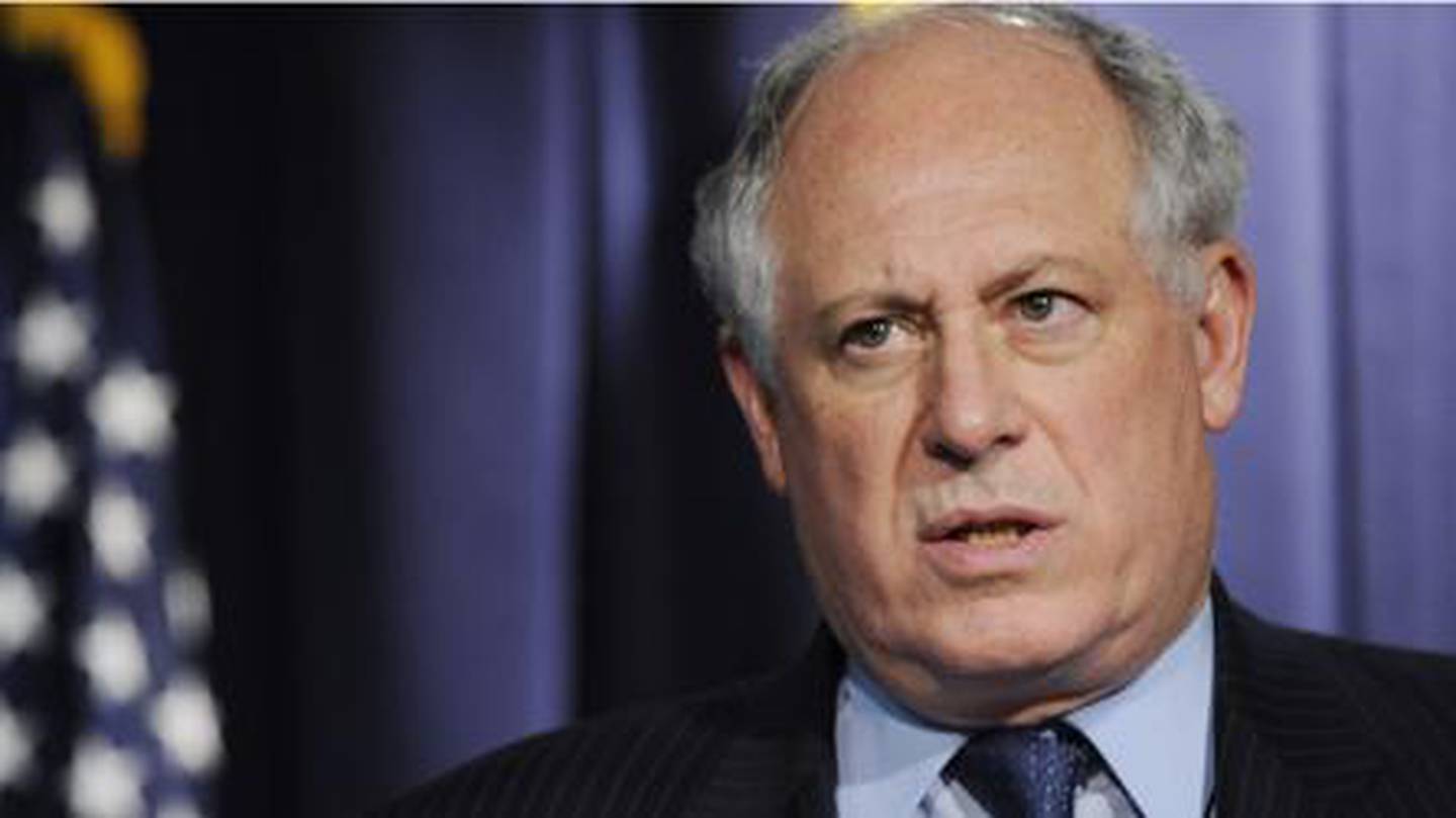 Lt. Gov. Pat Quinn speaks after a news conference by Gov. Rod Blagojevich Friday, Jan. 9, 2009 in Chicago, dealing with the governor's impeachment by the Illinois House on a wide array of offenses including criminal corruption and wasting taxpayers money. The two term Democrat becomes the first governor in the history of Illinois to be impeached.