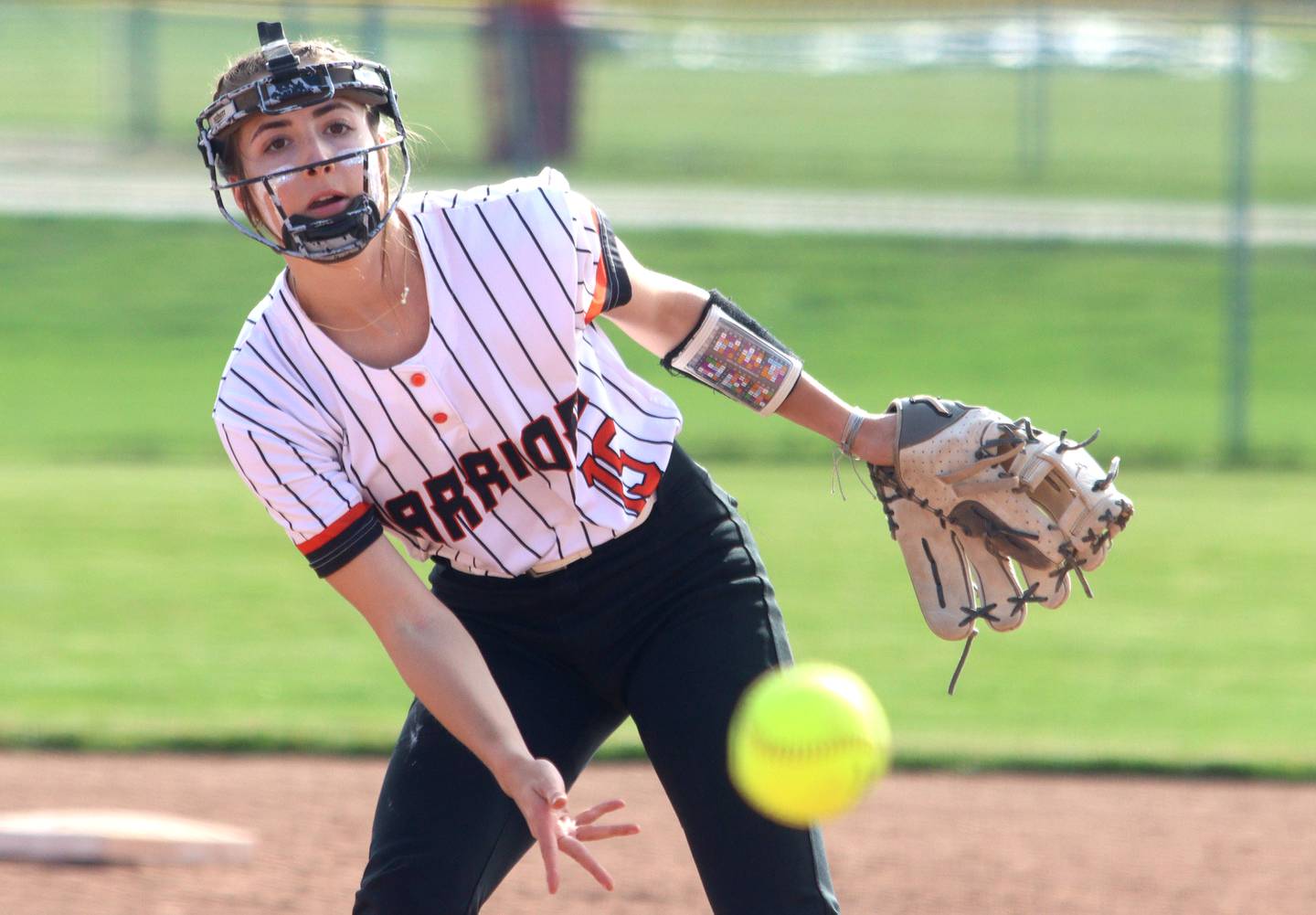 McHenry’s Channing Keppy delivers against Huntley on Friday in Huntley.