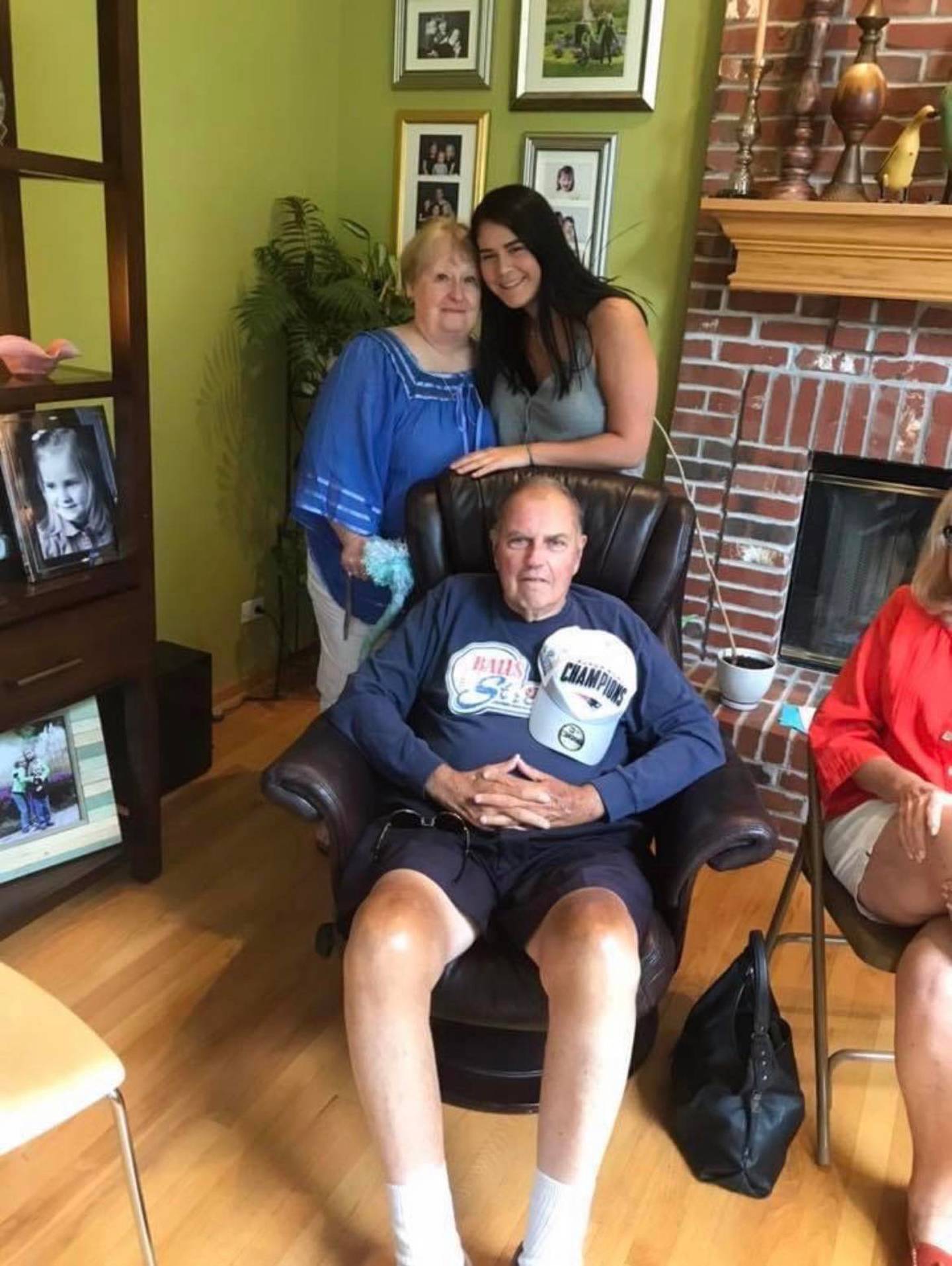 Richard Jaworowksi of Indiana is seen with his wife Roberta and his granddaughter MaryKate Palkon of Arizona. Jaworowski, a retired teacher and coach, was a fan of the Joliet Slammers. His daughter Janet Palkon of Joliet is holding an event in his memory at the stadium on July 31 to benefit local charities that serve children.