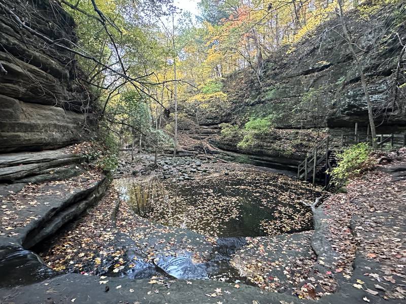 A view of the canyon floor near Lake Falls on Monday, Oct. 23, 2023 at Matthiessen State Park.