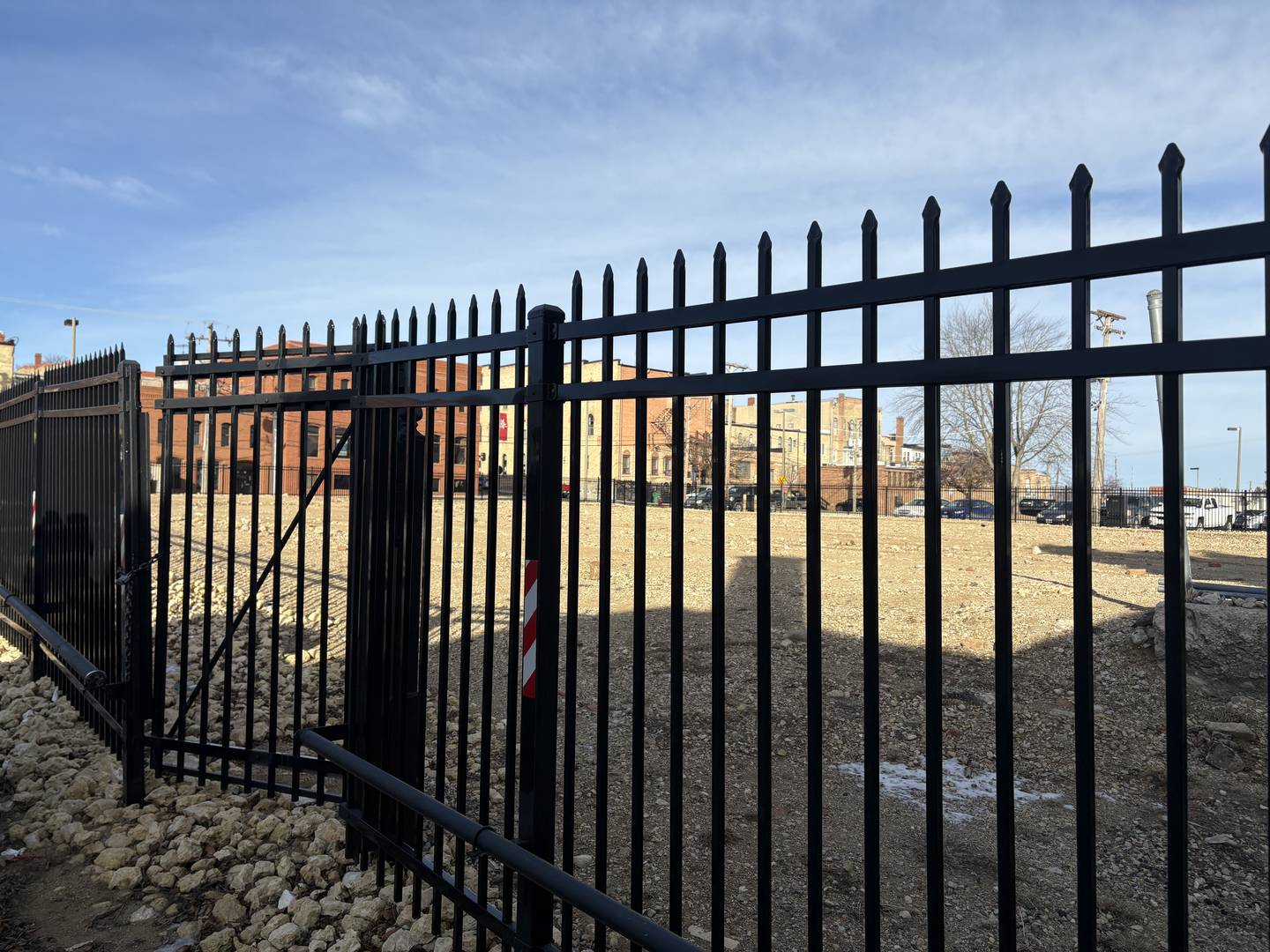 The city of Woodstock is eyeing taking a vacant property, pictured Jan. 29, 2025 at 101 S. Jefferson Street.