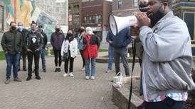 Activists remember George Floyd, Adam Toledo, those killed by police during vigil at Memorial Park in DeKalb