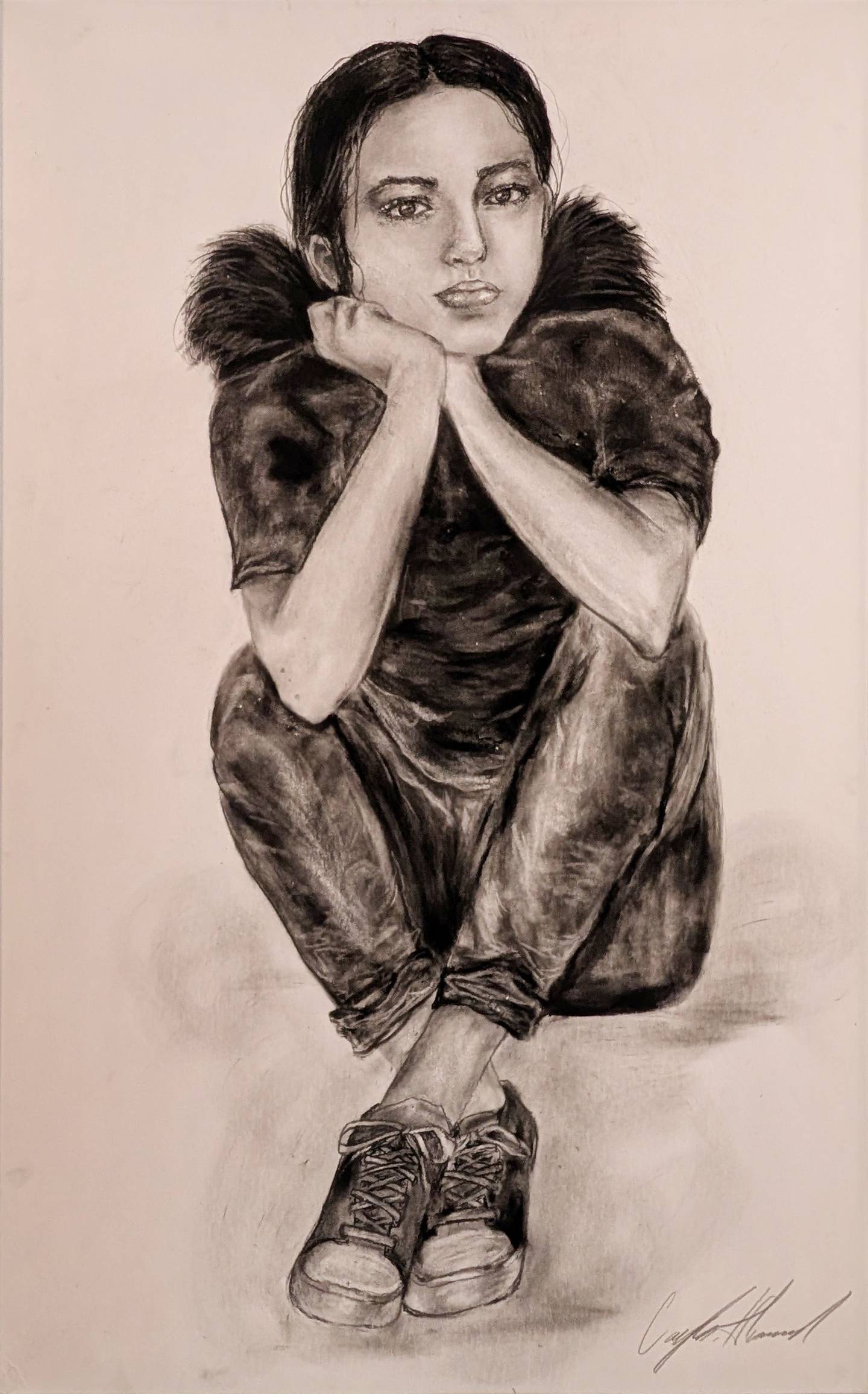 “Solace” art piece created by Caylee H.