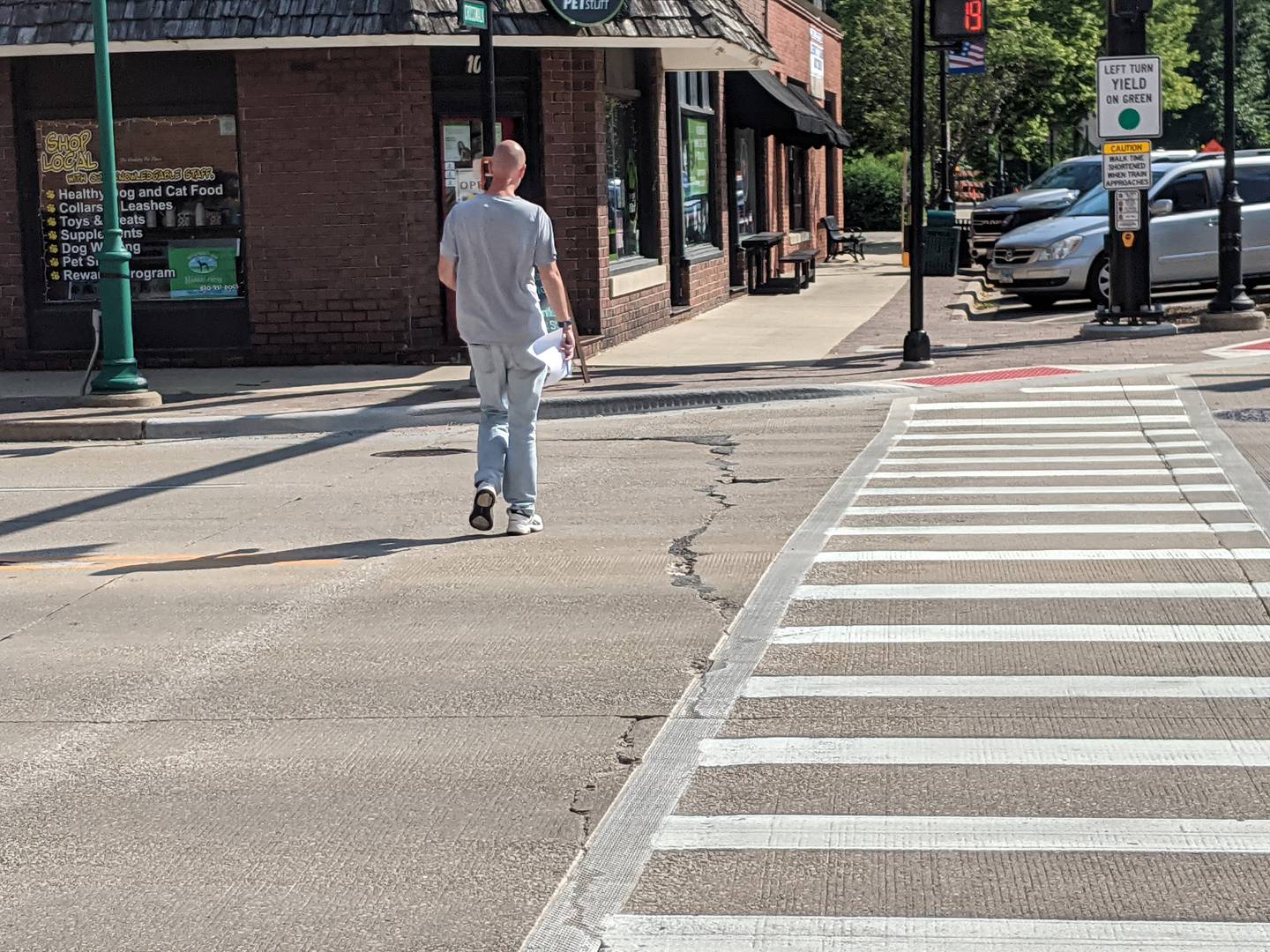 In April, the village launched a $1.3 million project to put traffic signals on Route 34 (Washington Street) at the busy intersections of Main and Harrison streets. The signals were activated Thursday afternoon.