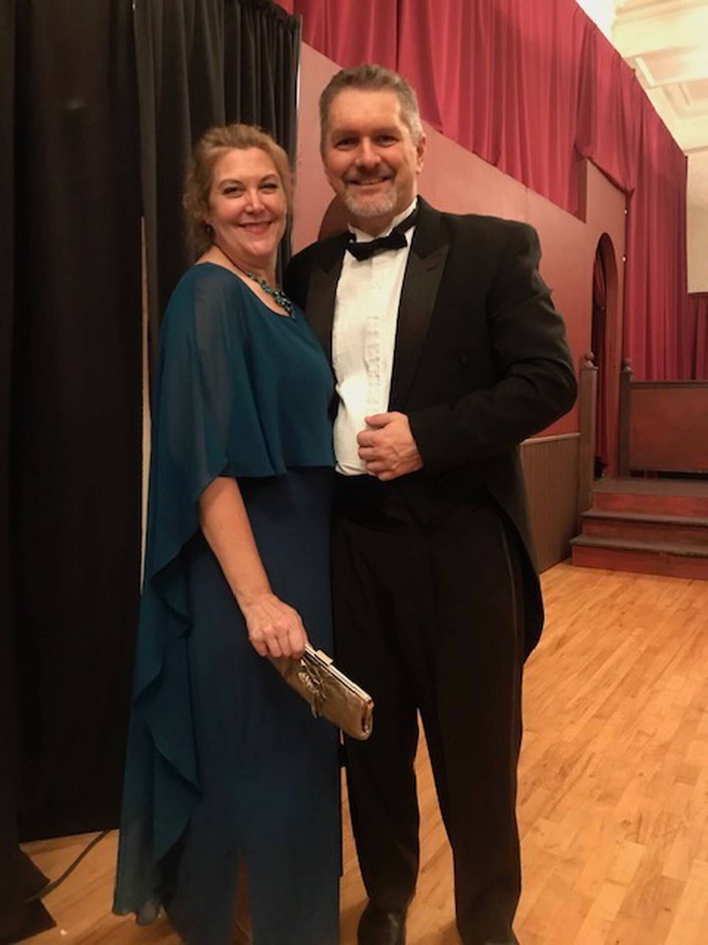 Travis (Gary Peter Lefkowitz) & Karen Mayberry Greuel (Felicia Dantine) in "I Hate Hamlet."