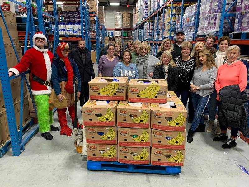 For the 32nd year in a row, agents and helpers from the Berkshire Hathaway HomeServices Chicago office in Libertyville compiled traditional Thanksgiving meals for Lake County residents in need. This year, they donated 100 dinners.