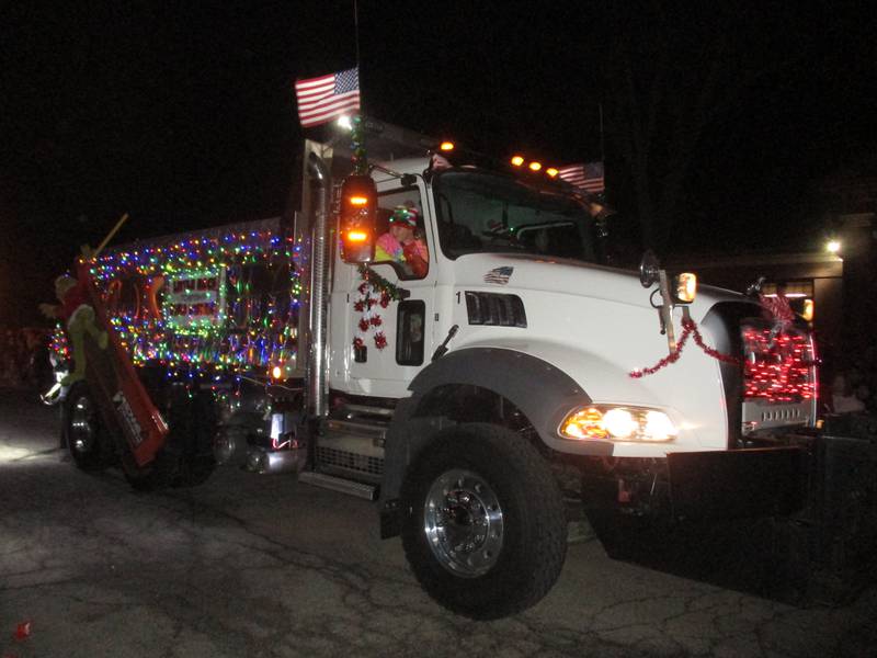 This Little Rock Township truck was all decked out for the Plano Rockin' Christmas Parade on Dec. 2, 2022.