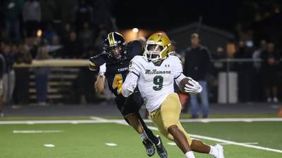 Julius May, Bishop McNamara run away from Herscher