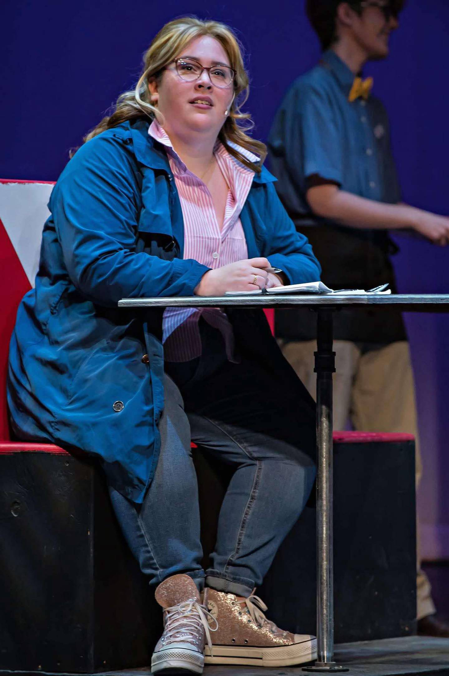 Rita is played by Jordan Rakittke in "Groundhog Day: The Musical" through Feb. 16 in the Woodstock Opera House.