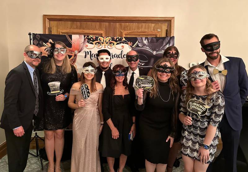 Advocacy will host a Prom Night Gala 
fundraiser Nov. 15, 2025 in Lake in the Hills. Participants are pictured at the 2024 gala, which had a masquerade theme.