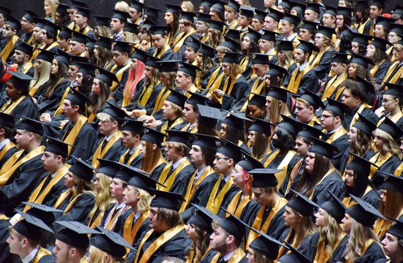 Sycamore High School's Class of 2022 commencement ceremony was held Sunday, May 22, 2022 at Northern Illinois University's Convocation Center in DeKalb.