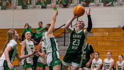 Photos: St. Bede girls basketball defeated Dwight in the Tri County Conference Tournament semifinals