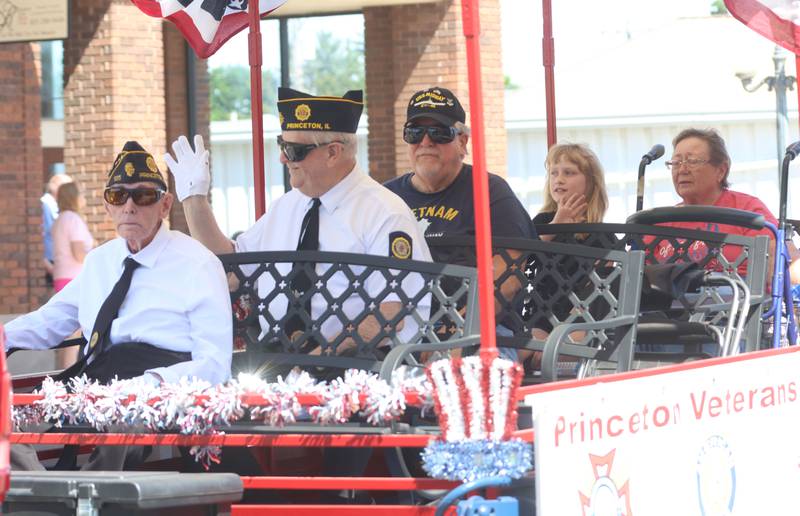 Princeton Veterans parade down South Main Street to 
Soldiers and Sailors Park for the annual Memorial Day service on Monday, May 25, 2026 in Princeton.