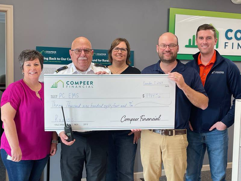 Compeer gives Putnam County EMS 3,984 for radios Shaw Local