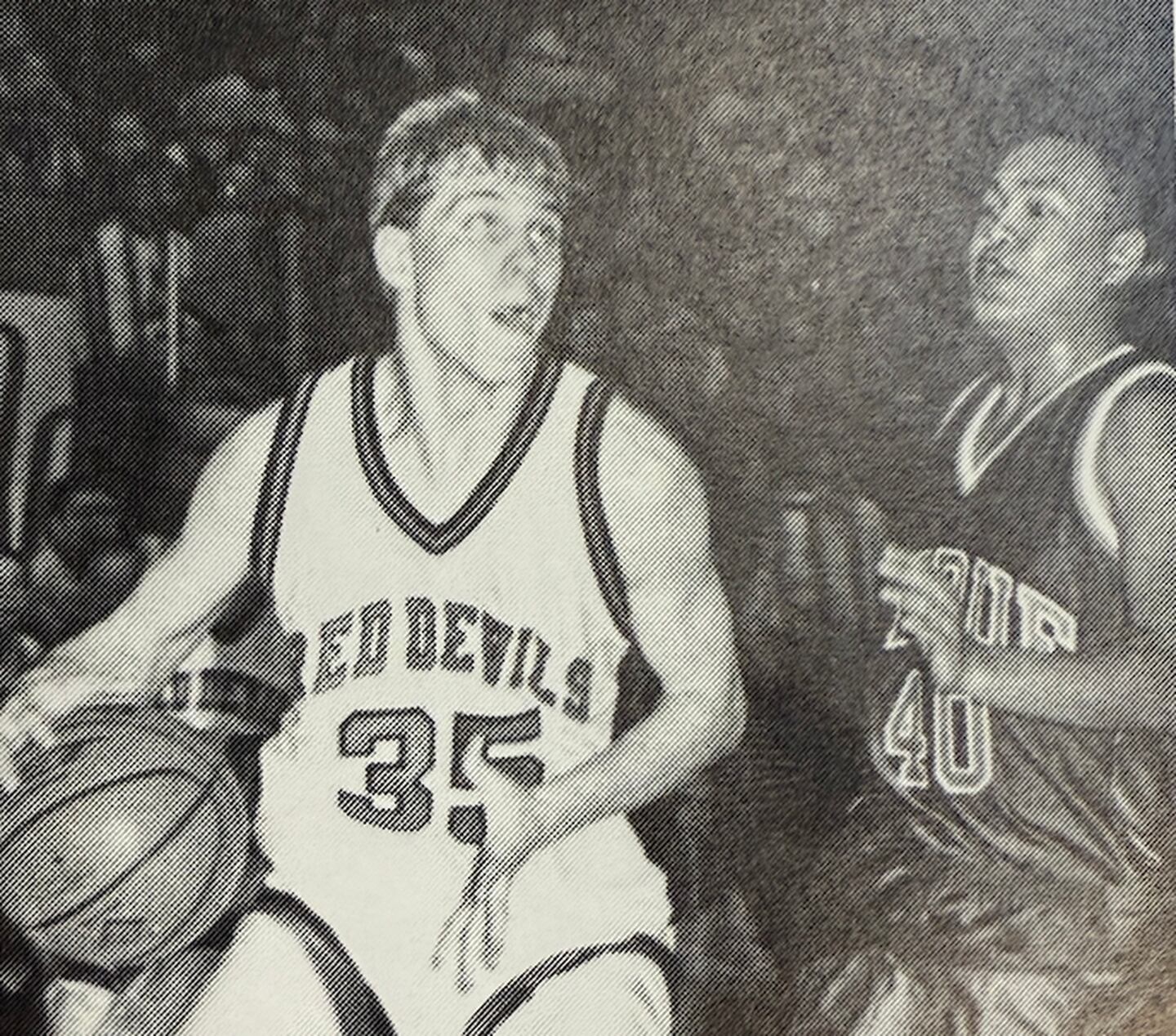 Adam Curran was a starting forward for Hall's back-to-back state runners-up in 1996-97 and 1997-98.