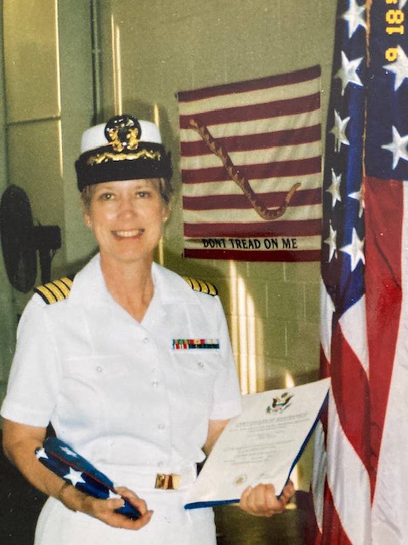 Priscilla Laubscher of Oswego served in the active duty Air Force in military hospitals and the Navy Nurse Corps.