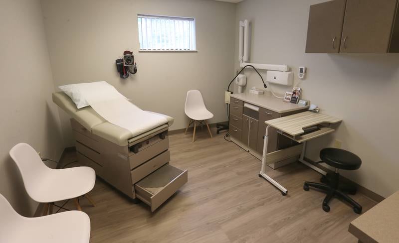A view of a paitent room at  Bureau County Family Health Clinic inside the Bureau County Health Department on Friday, June 6, 2025 in Princeton.