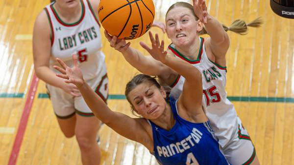 Photos: Princeton falls to L-P in girls basketball