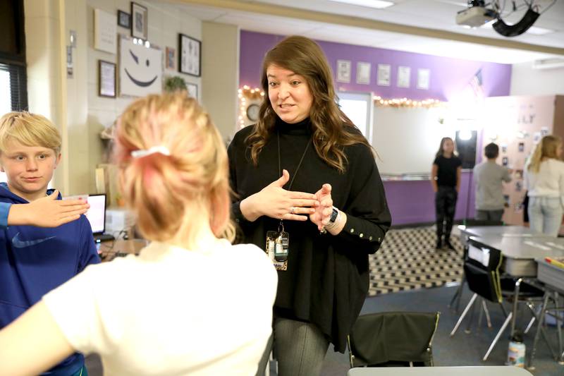 Eryn Shannon teaches fifth grade in the classroom next door to the classroom her mother, the late Beth Shannon, taught in for many years at Western Avenue School in Geneva. Eryn also attended the school.