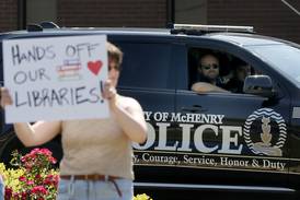 McHenry protesters oppose deep cuts to federal library agency Trump calls ‘unnecessary’
