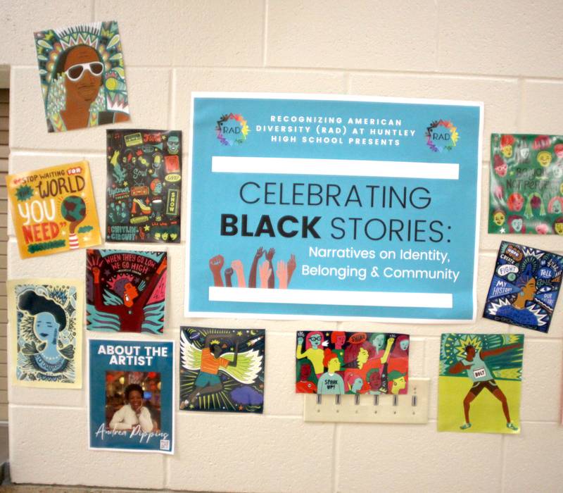 The Black History Month event, titled “Celebrating Black Stories: Narratives on Identity, Belonging and Community,” which was held Feb. 24, 2022, at Huntley High School.