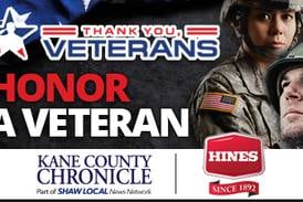 Enter our Veterans Contest by paying tribute to a local hero