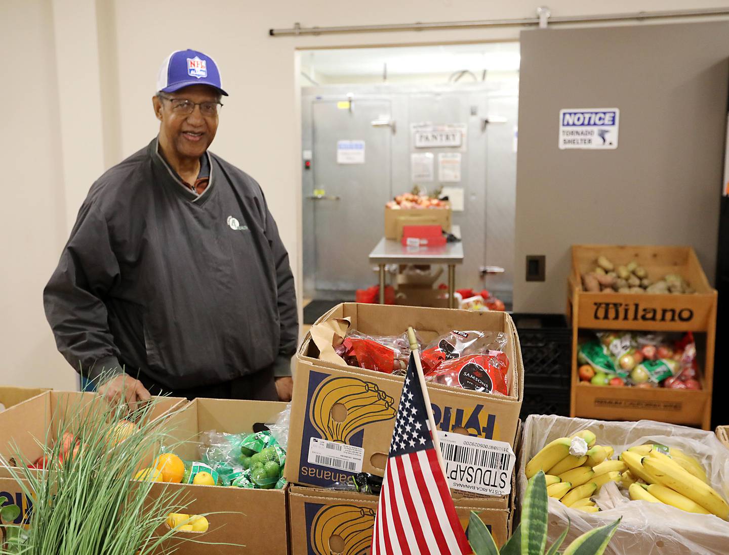 Phil Clark of Crystal Lake, who served in the U.S. Air National Guard and played in the NFL, is shown on Tuesday, Nov. 4, 2025, at Veterans Path to Hope in Crystal Lake.