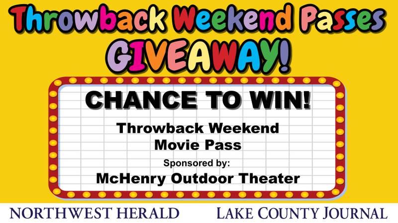 Throwback Weekend Pass Giveaway for McHenry Outdoor Theater