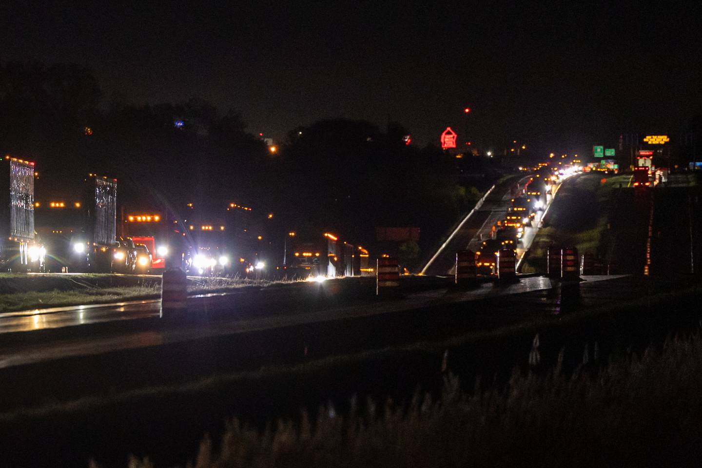 Vehicles pile up on interstate 80 on Sunday, May 4, 2025 in Spring Valley.