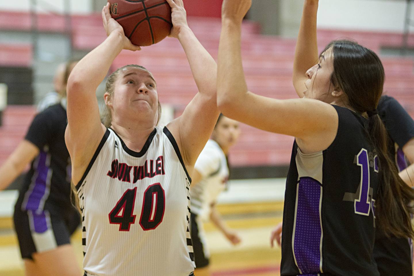 SVCC’s Jenna Johnson puts up a shot Thursday, Feb. 3, 2022 against IVCC.